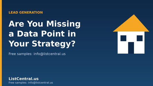 Are you missing a data point in your lead generation strategy - ListCentral.us