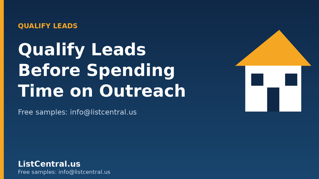 How to qualify property leads before outreach - ListCentral.us
