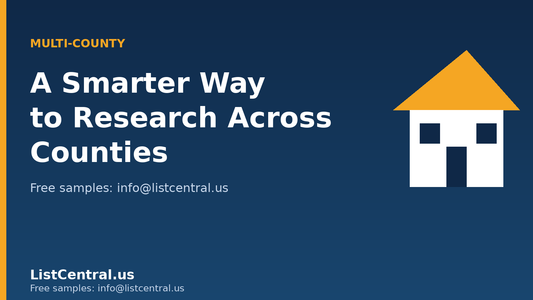 A smarter way to research properties across multiple counties - ListCentral.us