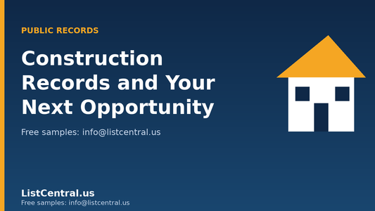 Construction-related public records and property research - ListCentral.us