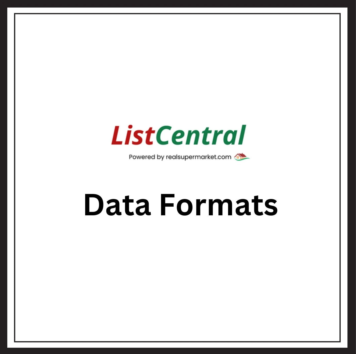 Data formats & eBooks