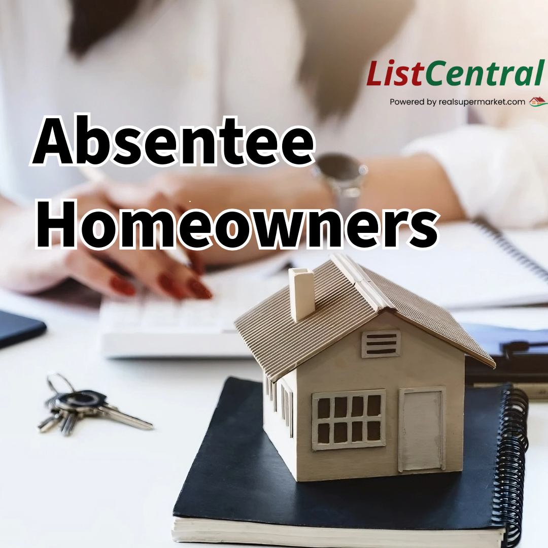 Absentee Homeowners lists