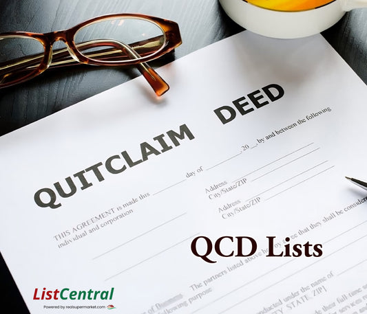 Sample Data format - Quit Claim Deed (QCD) Lists