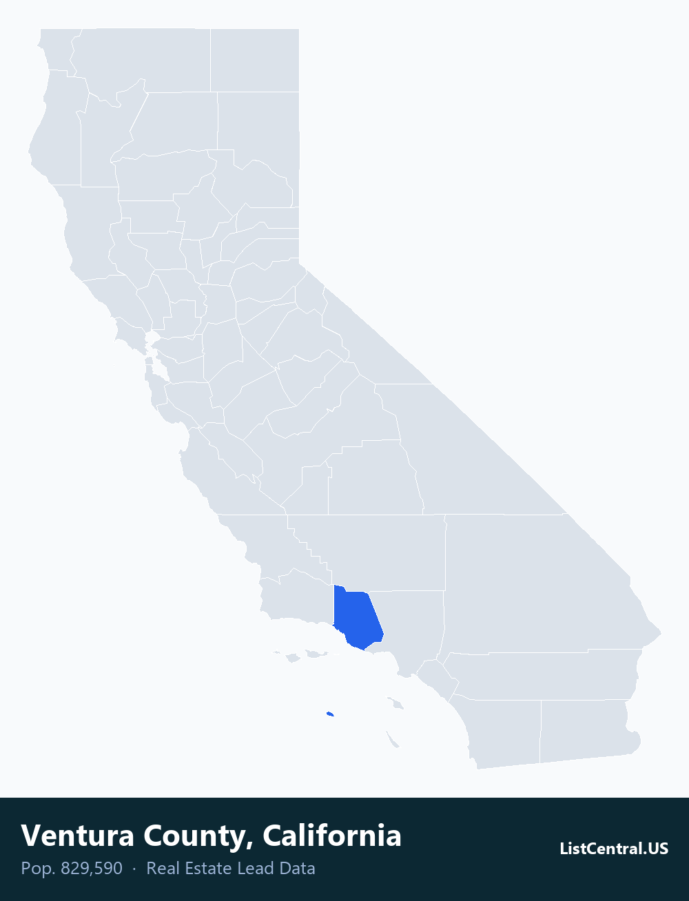 Ventura County, CA real estate leads — ListCentral.US